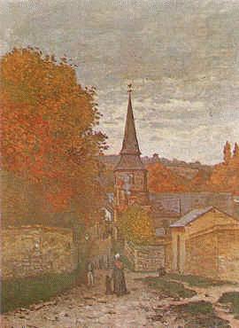 Street in Fecamp, Claude Monet